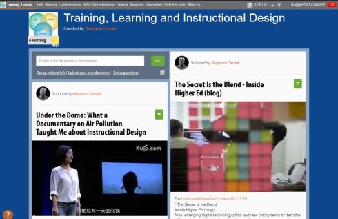 My Scoop.It page is one place to collect and reflect on ideas. 